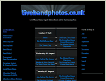 Tablet Screenshot of livebandphotos.co.uk
